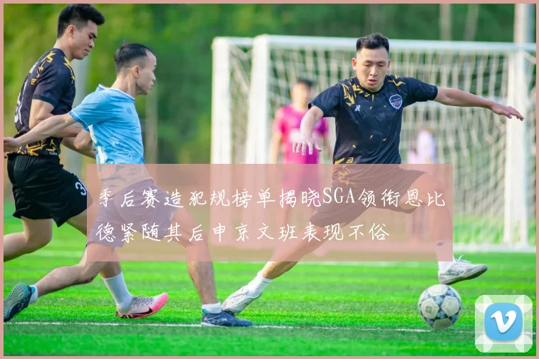 季后赛造犯规榜单揭晓SGA领衔恩比德紧随其后申京文班表现不俗